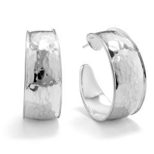 Ippolita Goddess Hoop Earrings in Sterling Silver